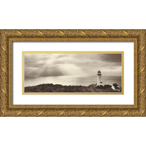 North Head Gold Ornate Wood Framed Art Print with Double Matting by Majchrowicz, Alan