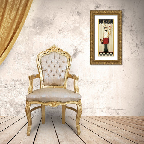 Chefs Masterpiece I Gold Ornate Wood Framed Art Print with Double Matting by Audit, Lisa