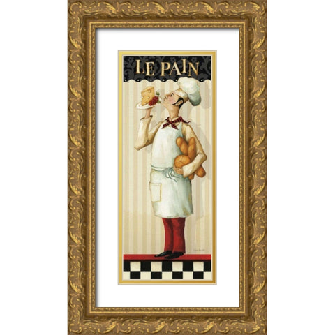 Chefs Masterpiece III Gold Ornate Wood Framed Art Print with Double Matting by Audit, Lisa