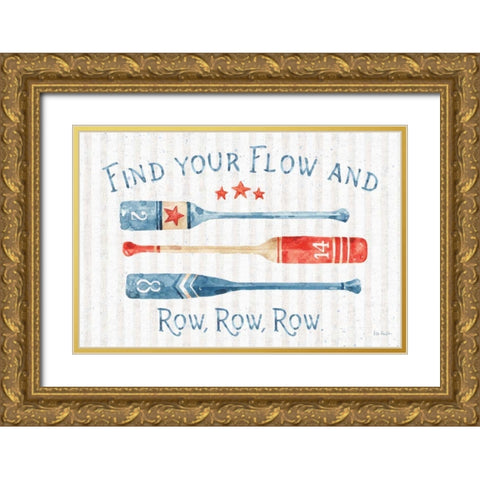 Nautical Life I Gold Ornate Wood Framed Art Print with Double Matting by Audit, Lisa