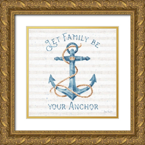 Nautical Life IV Gold Ornate Wood Framed Art Print with Double Matting by Audit, Lisa