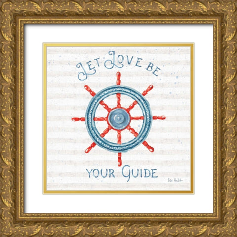Nautical Life V Gold Ornate Wood Framed Art Print with Double Matting by Audit, Lisa