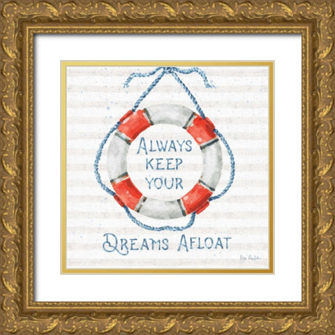 Nautical Life VI Gold Ornate Wood Framed Art Print with Double Matting by Audit, Lisa