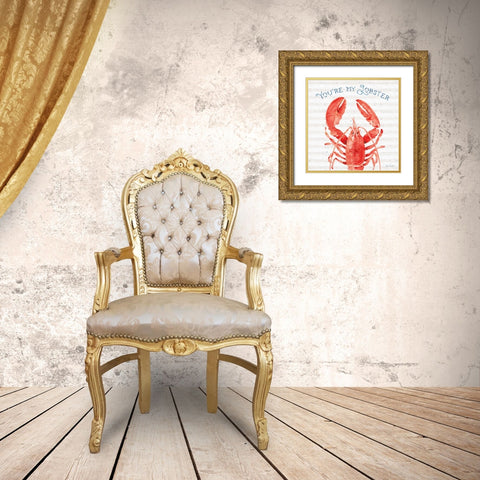 Nautical Life IX Gold Ornate Wood Framed Art Print with Double Matting by Audit, Lisa