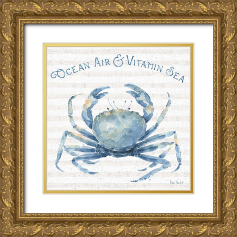 Nautical Life X Gold Ornate Wood Framed Art Print with Double Matting by Audit, Lisa