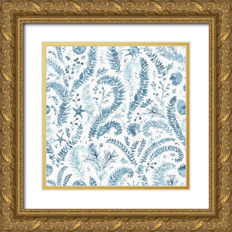 Nautical Life Step 07B Gold Ornate Wood Framed Art Print with Double Matting by Audit, Lisa