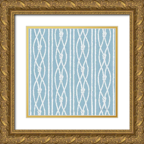 Nautical Life Step 08C Gold Ornate Wood Framed Art Print with Double Matting by Audit, Lisa
