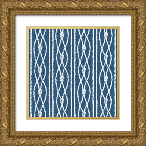 Nautical Life Step 08D Gold Ornate Wood Framed Art Print with Double Matting by Audit, Lisa