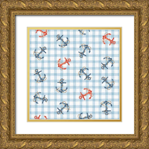 Nautical Life Step 09 Gold Ornate Wood Framed Art Print with Double Matting by Audit, Lisa