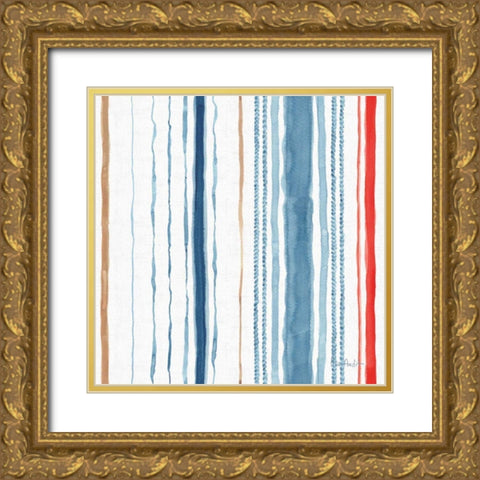 Nautical Life Step 10 Gold Ornate Wood Framed Art Print with Double Matting by Audit, Lisa