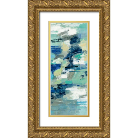 Unexpected Wave III Gold Ornate Wood Framed Art Print with Double Matting by Vassileva, Silvia
