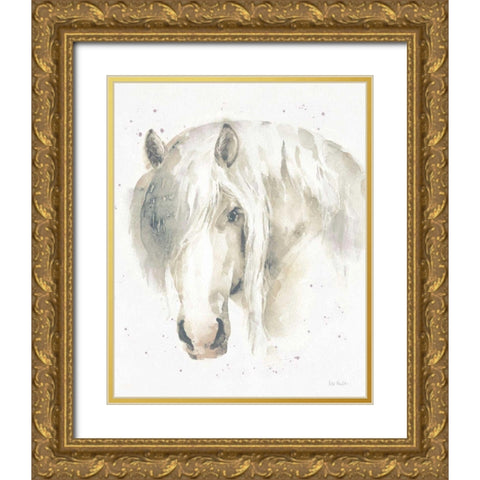 Farm Friends VI v2 Neutral Gold Ornate Wood Framed Art Print with Double Matting by Audit, Lisa