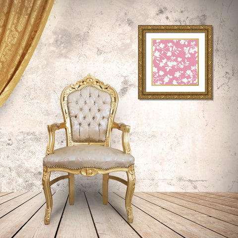 Dogwood Garden Step 05B Gold Ornate Wood Framed Art Print with Double Matting by Audit, Lisa