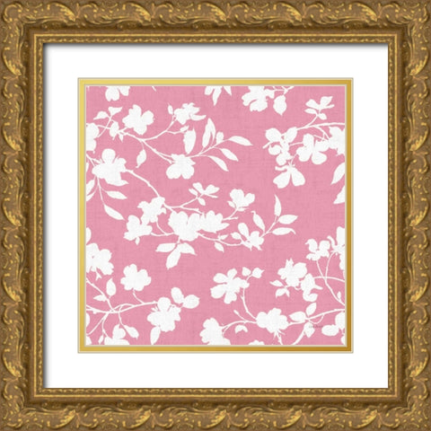 Dogwood Garden Step 05B Gold Ornate Wood Framed Art Print with Double Matting by Audit, Lisa