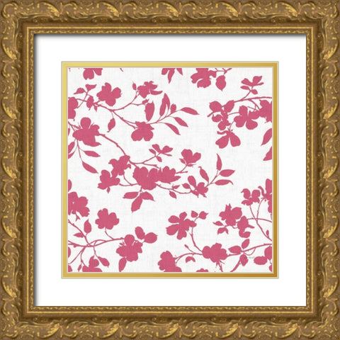 Dogwood Garden Step 06A Gold Ornate Wood Framed Art Print with Double Matting by Audit, Lisa
