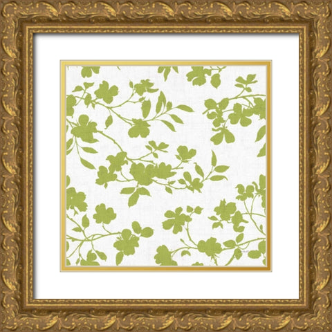 Dogwood Garden Step 06C Gold Ornate Wood Framed Art Print with Double Matting by Audit, Lisa