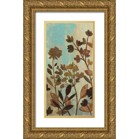 Enchanted Garden I Gold Ornate Wood Framed Art Print with Double Matting by Vassileva, Silvia