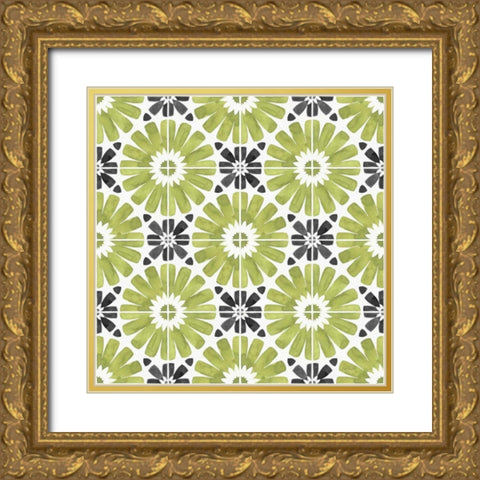 Mixed Greens Step 21A Black Gold Ornate Wood Framed Art Print with Double Matting by Audit, Lisa