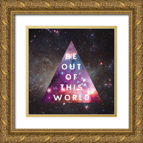 Out of this World I Gold Ornate Wood Framed Art Print with Double Matting by Wild Apple Portfolio