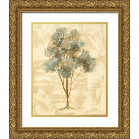 Ethereal Tree III Gold Ornate Wood Framed Art Print with Double Matting by Vassileva, Silvia