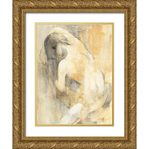 Boudoir I Gold Ornate Wood Framed Art Print with Double Matting by Hristova, Albena