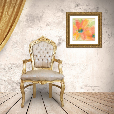 Tinted Cosmos I Gold Ornate Wood Framed Art Print with Double Matting by Paschke, Chris