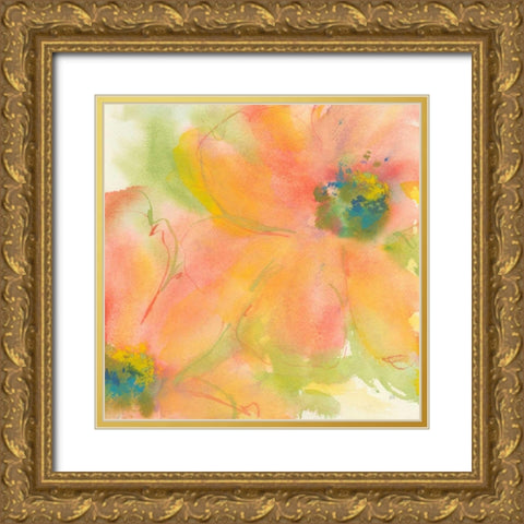 Tinted Cosmos II Gold Ornate Wood Framed Art Print with Double Matting by Paschke, Chris