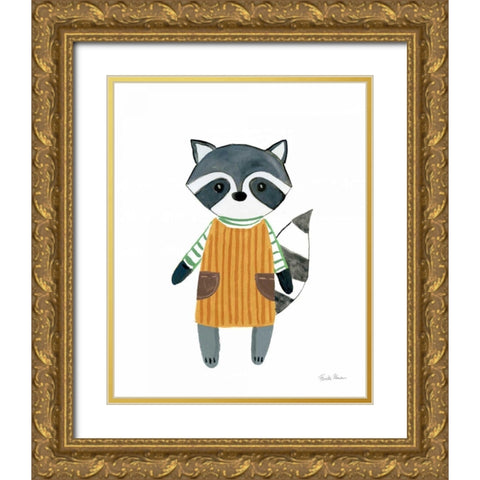 Neighborhood Pals III Gold Ornate Wood Framed Art Print with Double Matting by Zaman, Farida