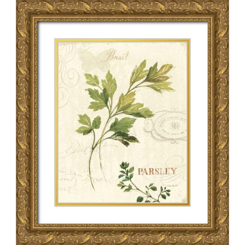 Aromantique I Gold Ornate Wood Framed Art Print with Double Matting by Audit, Lisa