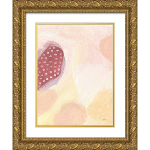 Terracotta Clay Gold Ornate Wood Framed Art Print with Double Matting by Mack, Lynn