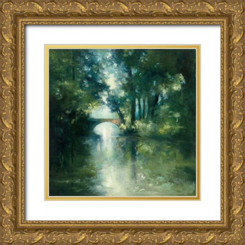 Peek a Boo Gold Ornate Wood Framed Art Print with Double Matting by Purinton, Julia