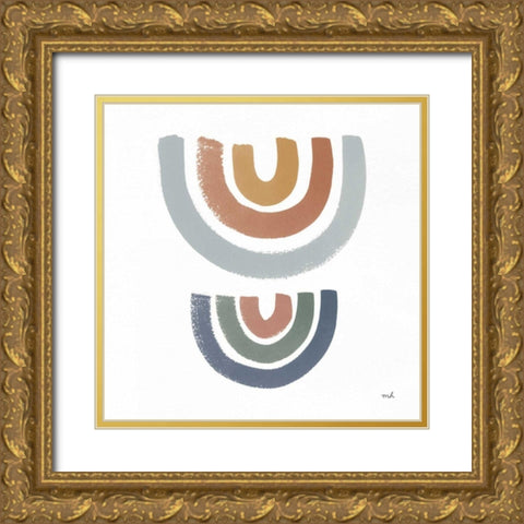 After the Rain II Gold Ornate Wood Framed Art Print with Double Matting by Hershey, Moira