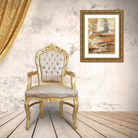 Copper and Wood III Gold Ornate Wood Framed Art Print with Double Matting by Vassileva, Silvia