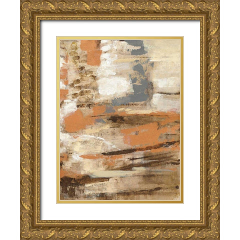 Copper and Wood III Gold Ornate Wood Framed Art Print with Double Matting by Vassileva, Silvia