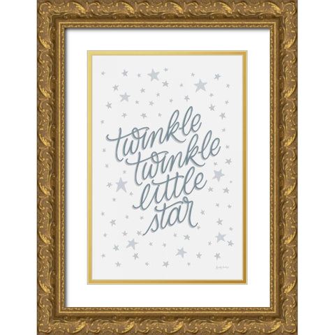 Boho Nursery VIII Gold Ornate Wood Framed Art Print with Double Matting by Thorns, Becky