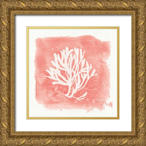 Water Coral Cove III Gold Ornate Wood Framed Art Print with Double Matting by Audit, Lisa