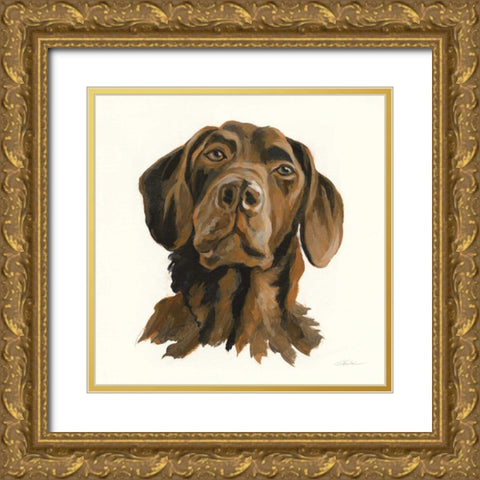 Oscar Gold Ornate Wood Framed Art Print with Double Matting by Vassileva, Silvia