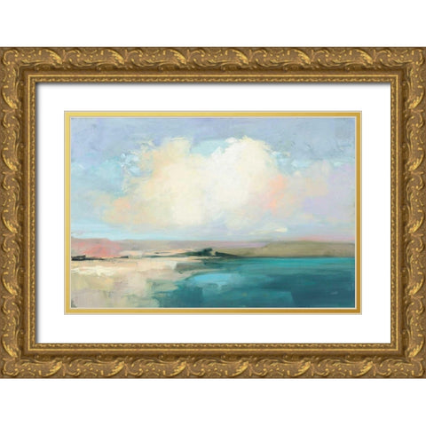 Coastal Sky Gold Ornate Wood Framed Art Print with Double Matting by Purinton, Julia