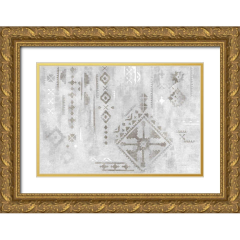 Scandanavian Mood I Silver Gold Ornate Wood Framed Art Print with Double Matting by Vassileva, Silvia