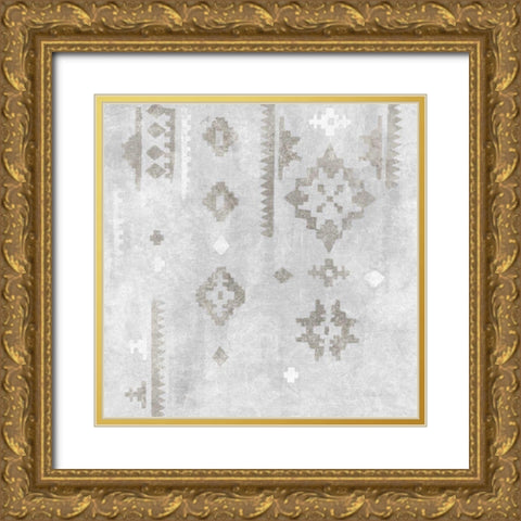 Scandanavian Mood III Silver Gold Ornate Wood Framed Art Print with Double Matting by Vassileva, Silvia