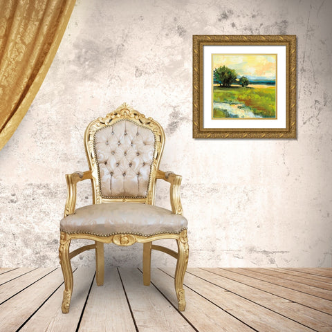 Weekapaug Inn v2 Gold Ornate Wood Framed Art Print with Double Matting by Vertentes, Jeanette
