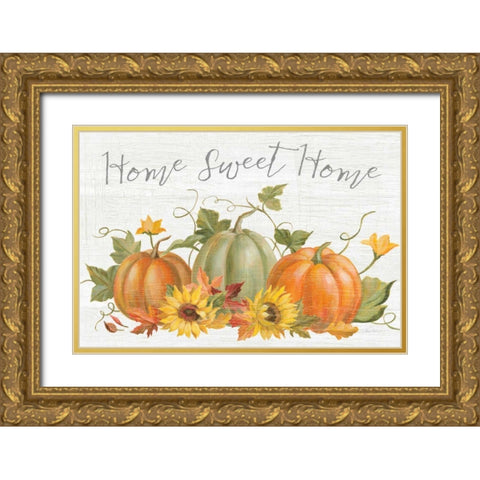Fall Splendor I Gold Ornate Wood Framed Art Print with Double Matting by Vassileva, Silvia
