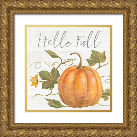 Fall Splendor V Gold Ornate Wood Framed Art Print with Double Matting by Vassileva, Silvia
