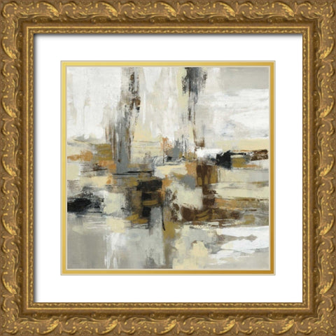 Lava and Steam Gold Ornate Wood Framed Art Print with Double Matting by Vassileva, Silvia