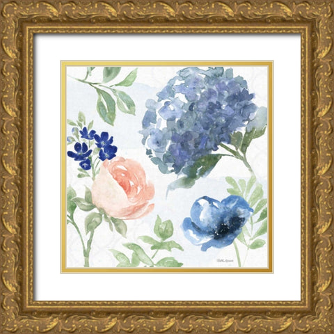 Coastline Botanical III Gold Ornate Wood Framed Art Print with Double Matting by Grove, Beth
