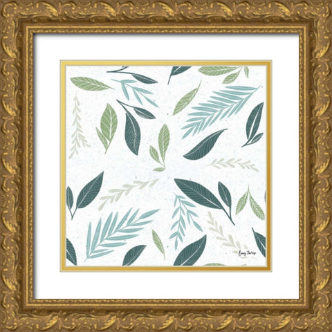 Fruity Cocktails Pattern III Gold Ornate Wood Framed Art Print with Double Matting by Thorns, Becky