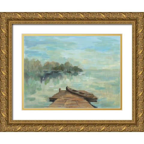 Lakeside Retreat II no Wood Gold Ornate Wood Framed Art Print with Double Matting by Vassileva, Silvia