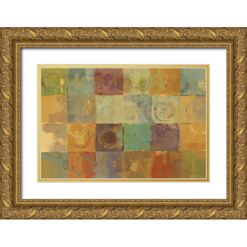 Sidewalk Gold Ornate Wood Framed Art Print with Double Matting by Vassileva, Silvia