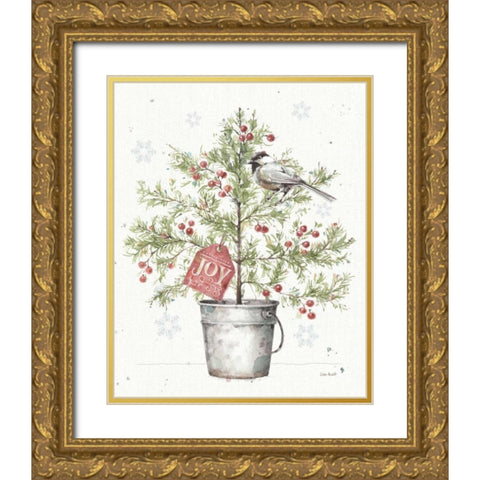 A Christmas Weekend III No NP Gold Ornate Wood Framed Art Print with Double Matting by Audit, Lisa