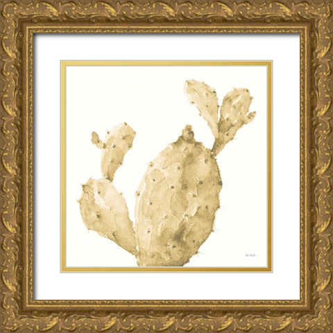 Mixed Greens XXXV Gold Gold Ornate Wood Framed Art Print with Double Matting by Audit, Lisa